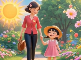 Bài thơ: Ông mặt trời óng ánh